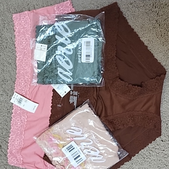 Aerie 4 Pair Lace Trim Boybrief Underwear NWT!!! - Picture 2 of 5